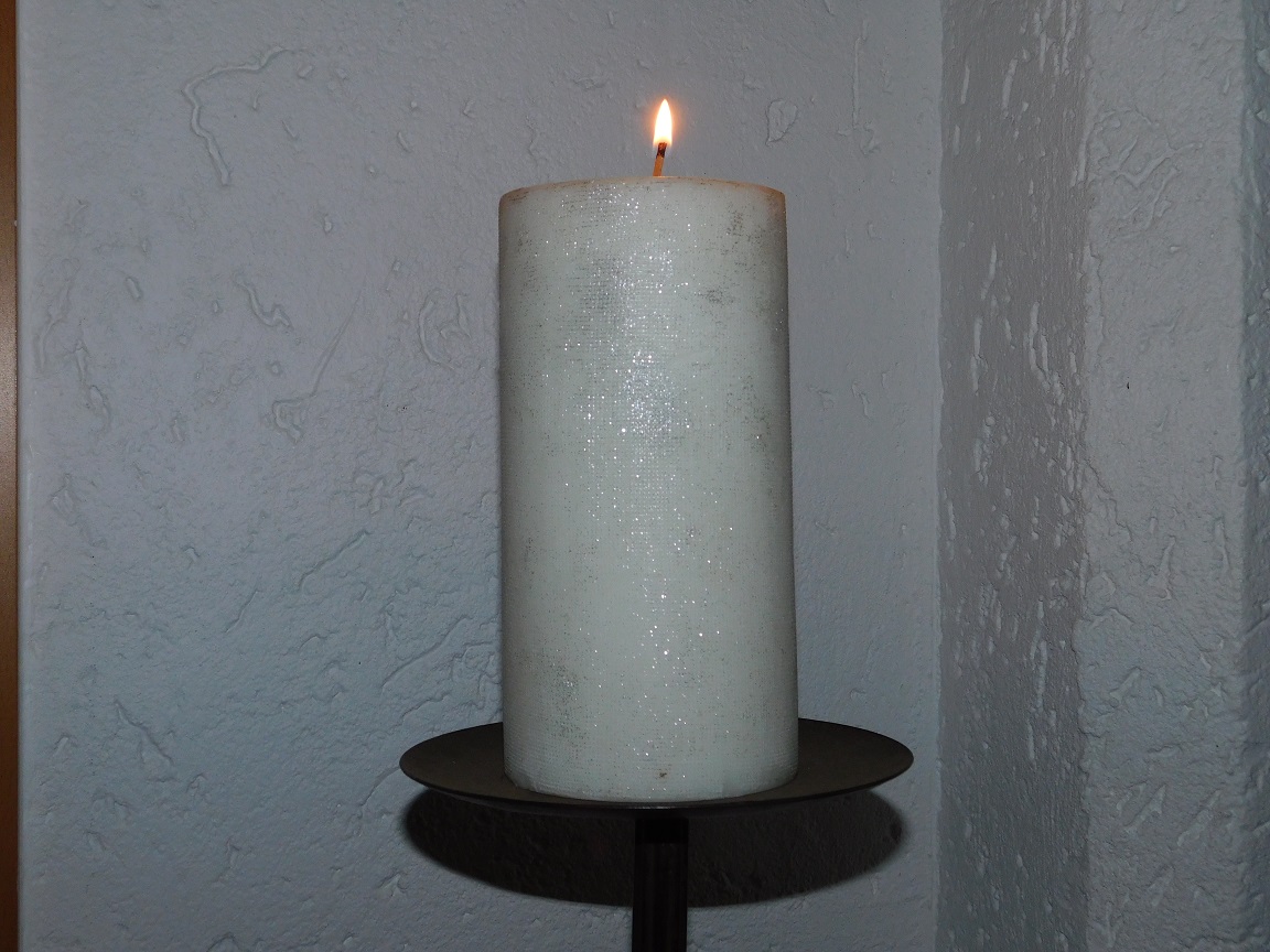 Klassischer Kerzenleuchter - Schmiedeeisen - dunkelbrauner Kerzenleuchter -