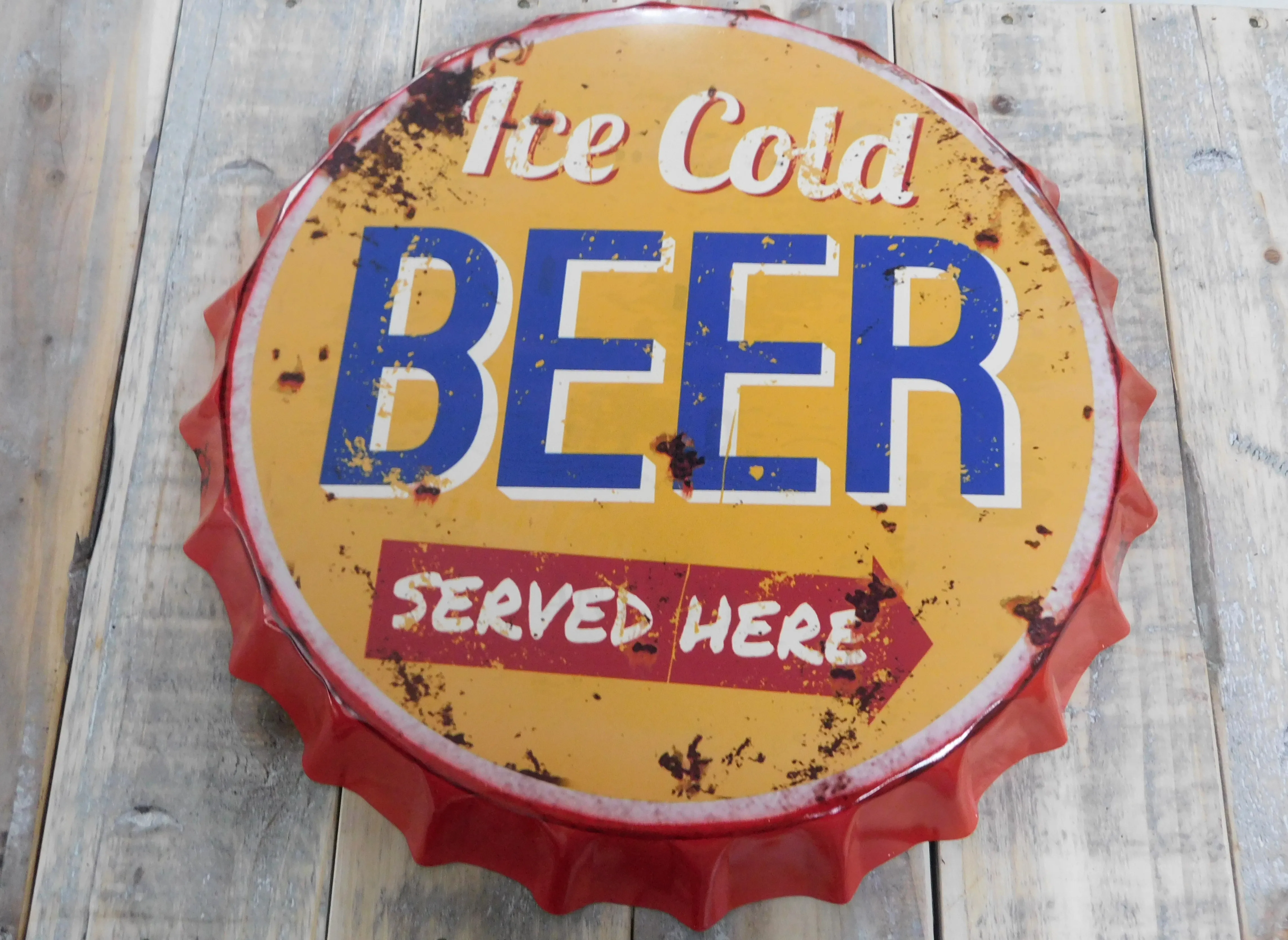 Houten bord Fresh Cold Beer | Houten borden | Decoratie
