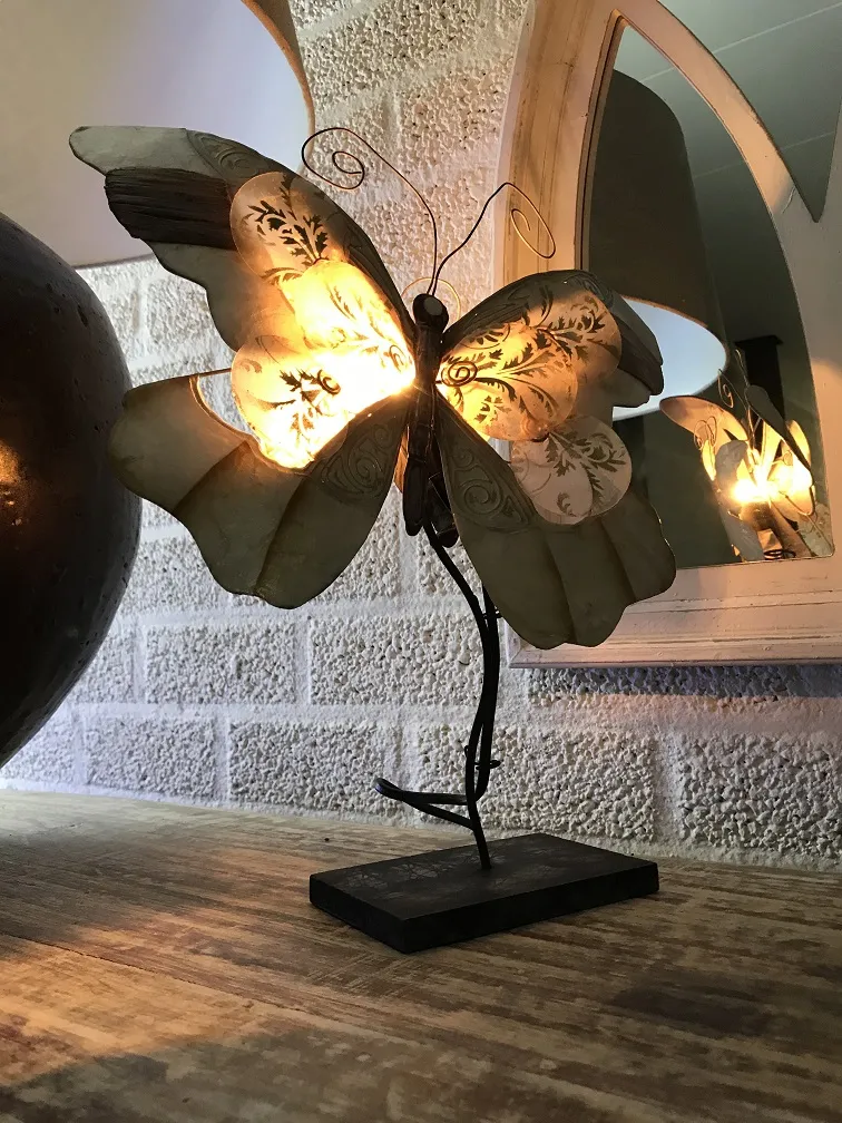 Lamp / vlinder, huisdecoratie