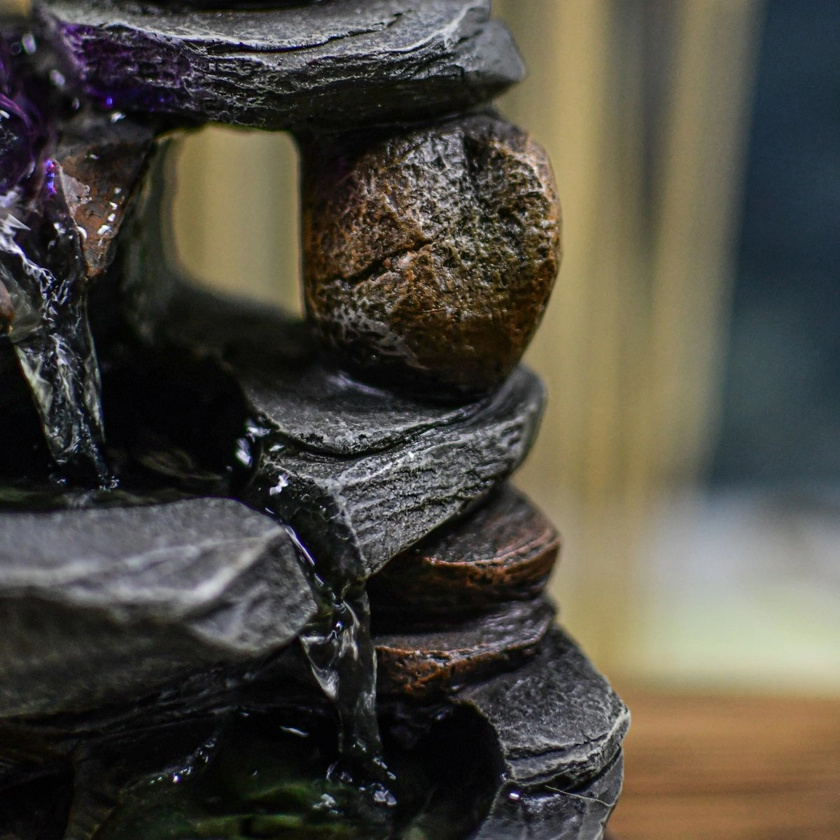 Zen Steine Wandtattoo - 3D Wasserfall Design 92x62cm Wandaufkleber