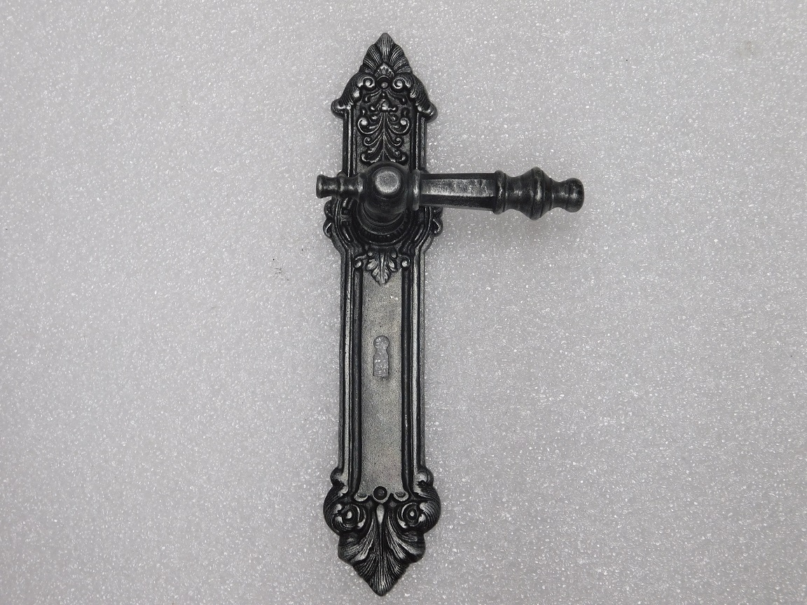 Deurbeslag set 'Gentleman' - verzinkt gietijzer - BB72