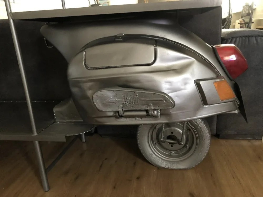 Table d'appoint pour scooter – 270 cm – table d'appoint unique avec porte-bagages