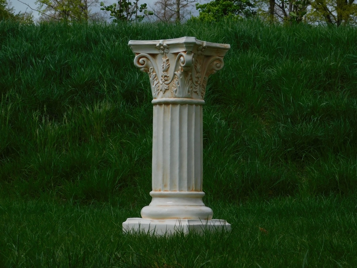 Podest - Polystone - 80 cm - Rmischer Stil - Klassisch