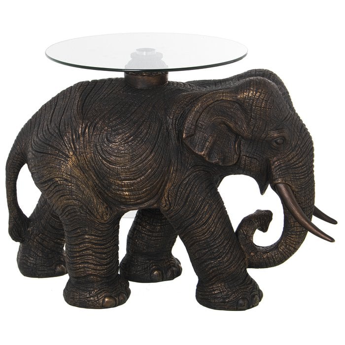 Exklusiver Couchtisch Elefant, Tisch wie Elefant, echter Hingucker!