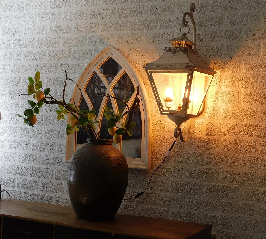 Zinloos verdamping bord Prachtige vintage wandlamp crème - voor binnen & buiten -  houseandgarden.shop - dé webshop voor decoratie in én om het huis!