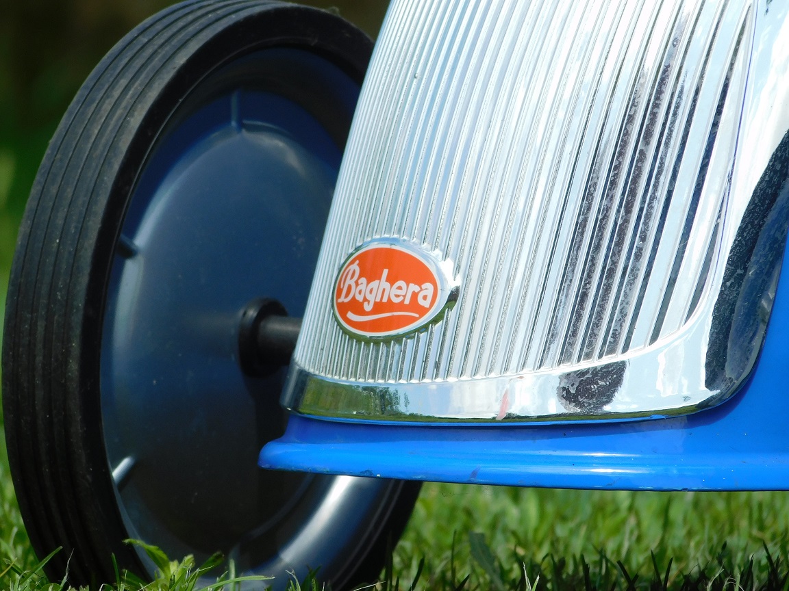 Oldtimer „Legend Classic“ – blau – Metall – 85 cm