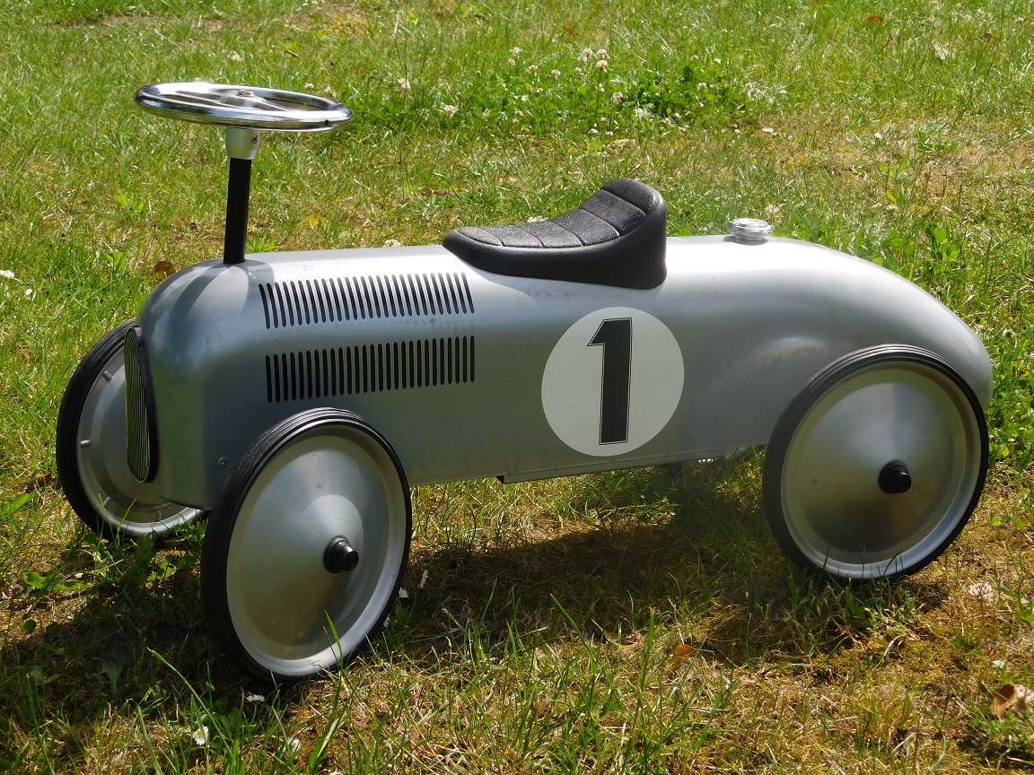 Vintage-Auto, grau – Metall – Vilac – 76 cm – Kinderauto