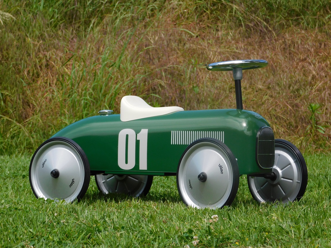 Vintage Auto - Groen #01 - 75 x 40 cm - Metaal