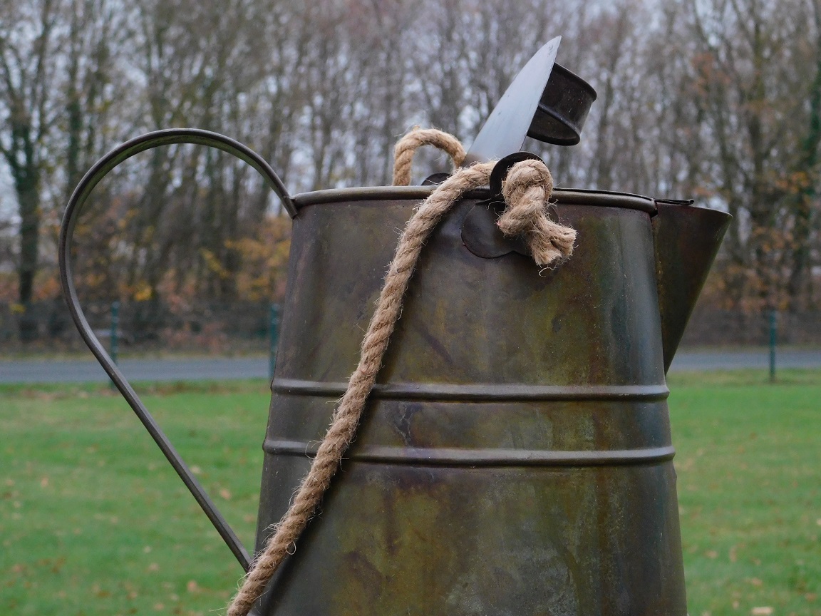 Vintage Kan ''Le Jardin'' - 31 cm - Metaal