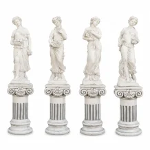 Vier Jaargetijden beelden op sokkel – set van 4 – 170 cm