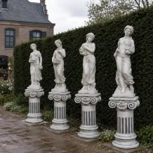Vier Jaargetijden beelden op sokkel – set van 4 – 170 cm