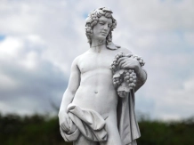 Bacchus - statue en pierre - 144 cm - blanc classique - romain