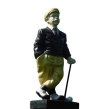 Golfer - Terracotta beeld - 75 cm - vintage uitstraling