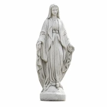 Maria beeld van steen - groot standbeeld van Madonna