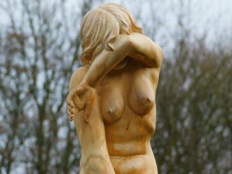 Statue de femme nue – 70 cm – polystone – décoration rustique