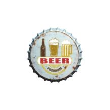 Bierdop - 'Beer Premium' - metalen wanddecoratie