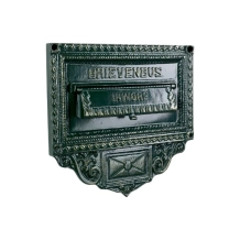 Brievenbus Muurplaat - Groen - 40 x 35 cm - Aluminium