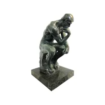Le Penseur XL – 37,3 cm – finition bronze classique