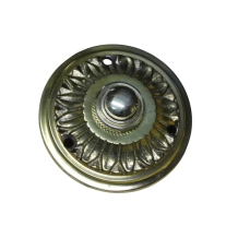 Sonnette ronde – diamètre 5,5 cm – décoration murale en laiton