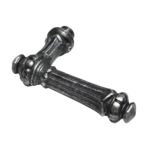 Deurklink Oxford – gietijzer verzinkt – klassiek – 13 cm