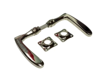 Deurbeslag set - chroom glanzend - complete deurset