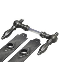 Quincaillerie de porte Kensington PC92 – Ensemble de plaques de porte en fonte