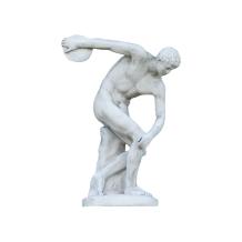 Beeld Discobolus - 95 cm - Steen