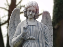 Engel - stenen beeld - 108 cm - klassiek - gedetailleerd