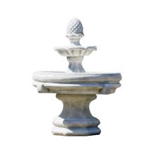 Fontein dennenappel - 120 x 90 cm - steen - rond