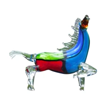 Glasgeblazen paard – Murano stijl – handgemaakt kunstbeeld