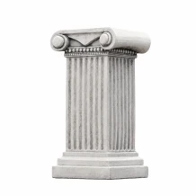 Klassieke sokkel – massief steen – 70 cm – Ionische zuil