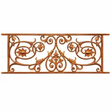 Hekwerk van gietijzer – raamrek – 112 cm – antieke decoratie
