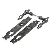 Ensemble de quincaillerie de porte en fonte « Kensington » – Plaques de porte PC92