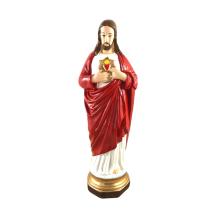 Jezus - Heilig Hart - polystone beeld - 41 cm - in kleur