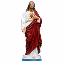 Heilig Hart Jezus – 113 cm hoog – XL polystone beeld