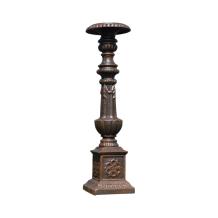 Kandelaar van gietijzer – klassiek – bruin – 70 cm