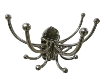 Kapstok met beweegbare haken – aluminium – 5 haken