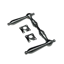 Deurset nikkel - chrome mat - 2 deurklinken en -rozetten