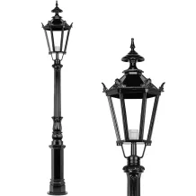 Lantaarnpaal Harderwijk – 198 cm – klassieke pastorijstijl