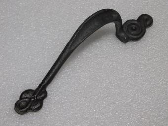 Poignée Art Nouveau gauche – fonte – 28,5 cm – élégante