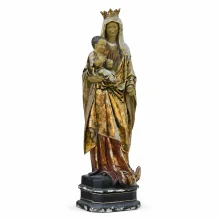 Maria met Jezus - polystone beeld - 130 cm - old-look
