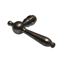 Deurklink 'Revo' – gepatineerd messing – klassiek