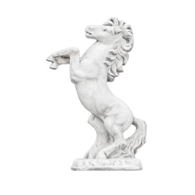 Paard tuinbeeld van steen - 80 cm - klassieke decoratie