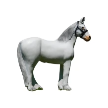 Wit paardenbeeld – polystone – 75 cm – elegante decoratie