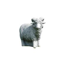 Ram - XL - stenen dierenbeeld - 48 cm - tuindecoratie