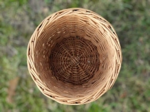 Vintage Weidenkorb – 26 cm – Rattan – für drinnen und draußen
