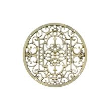 Woogim Bodenregister Retro-Design – Gusseisen, Antik-Bronze, 34 X 9 Cm, Für Heizung/Lüftung