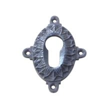 Rosette de poignée de porte en laiton patiné modèle Rosace de porte P4051H18