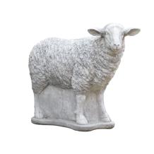 Schaap - XL - stenen dierenbeeld - 110 cm - klassiek