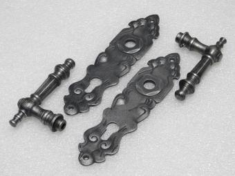 Ensemble de porte « Victoria » – fonte galvanisée – PC92 – élégant